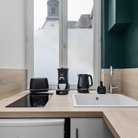 L'escale Normande - Terrasse - Gare Apartment *